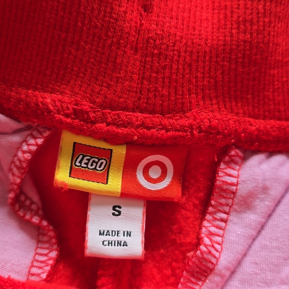 LEGO x Target Collection Joggers | Red & Orange Colorblock Sweatpants |Size XS - Picture 4 of 14